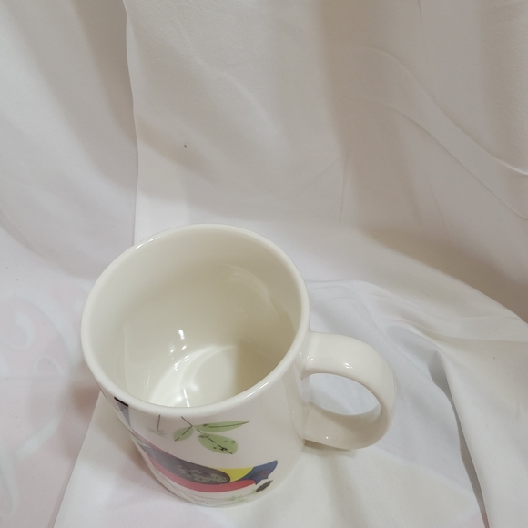 Charley Harper Todd Oldham Fish’s Eddy Ceramic Coffee Mug Bunting Bird - Picture 3 of 4